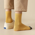 10 Pairs of 100% Cotton Socks, Men's Four Season Striped | SAMAG