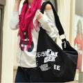 Casual Letter Design,Canvas Bag For Women ,Large Capacity Hobo Bags, Fashion Shoulder Bag ,Shopping Girls Handbags and Totes  bo