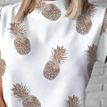 Women's Abstract Face Print Sleeveless Stand Collar - View 3 | SAMAG