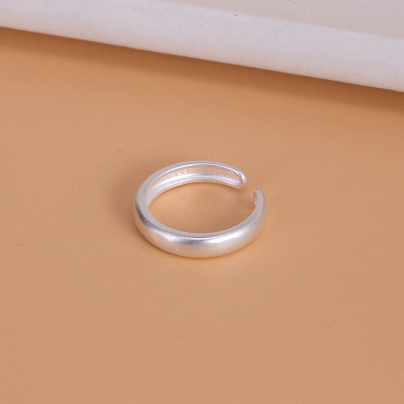 VENTFILLE 925 Sterling Silver Geometric Multilayer Round Bead Ring Female Fashion Punk Temperament - Visuel 10 | SAMAG