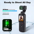 ANSVICAM 4K Wifi Pocket Vlogging Camera 330° Auto Rotatable Touch Screen Sports DV Bodycam Face Tracking Portable Action Cameras