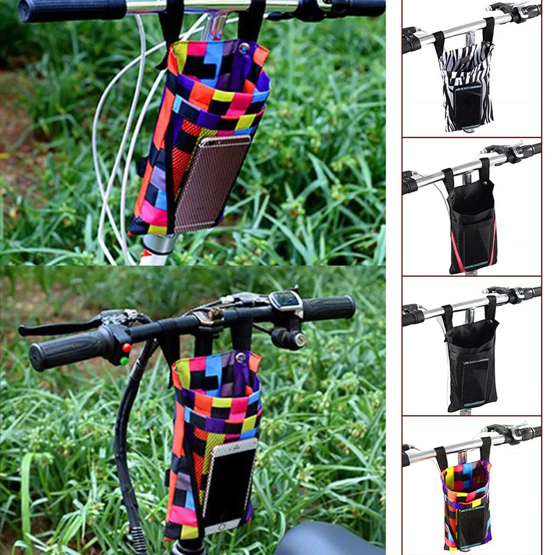Bike Basket Multi-Purpose Detachable Waterproof Front Basket For Bikes, Scooters Bicycle Storage Bag Accessories