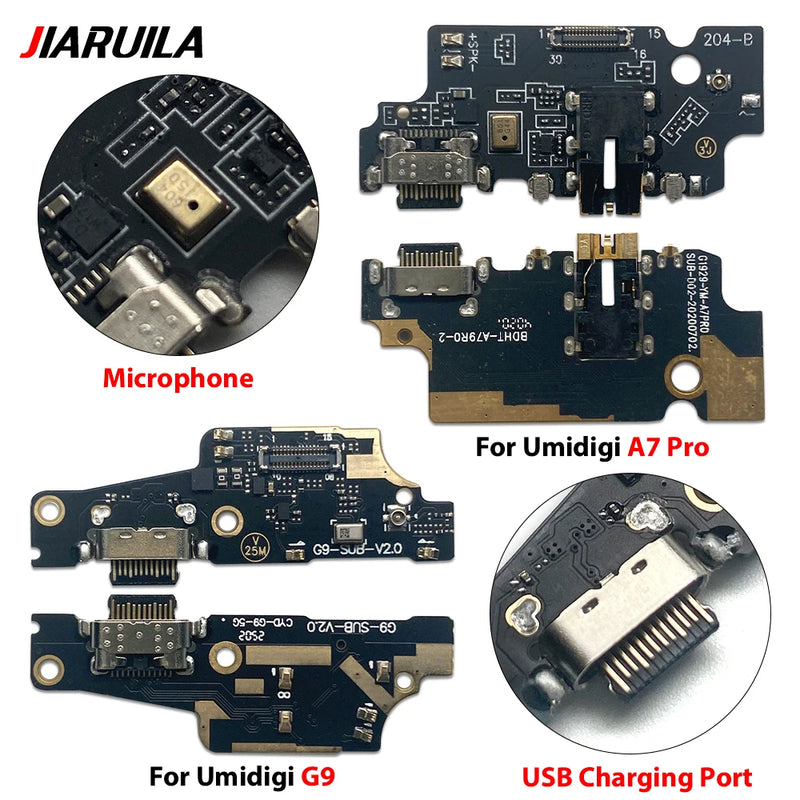 For Umidigi Bison A7 A9 A11 A13 A15 F3 G1 G9 G100 A11 Pro Max USB Board Charging Port Phone Charger Flex Cable Connector Board
