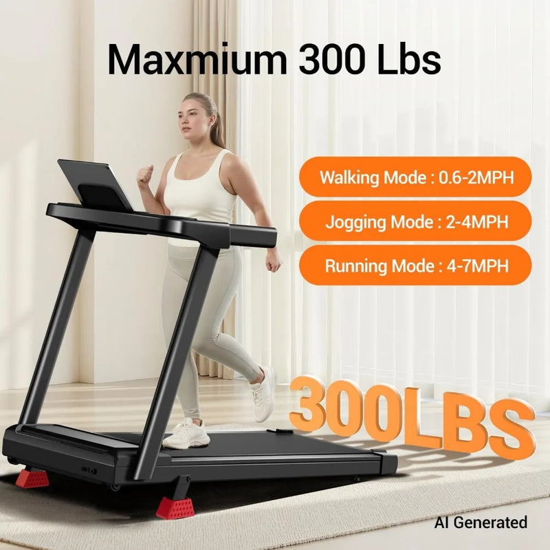 Foldable 16% Incline Treadmill, Portable for Home | SAMAG