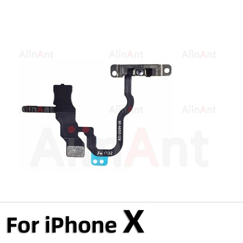 AiinAnt Power Volume Buttos Flash Light Power Flex Cable For iPhone 11 Pro X XR Xs Max SE 7 8 Plus SE 2 3 2020 2022 Phone Pars