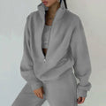 Tracksuit Set Stylish Autumn And Winter Comfortable Warm Two-piece Sets Suit Women Casual Streetwear Sportswear