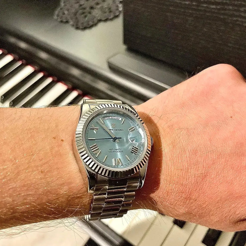 PAGANI DESIGN New Luxury Automatic Watch For Men Mechanical Wristwatch Sapphire crystal waterproof Stainless steel Men Watch