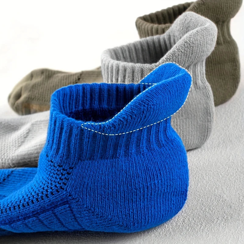 5Pairs Men's Cotton Sports Socks Breathable Sweat | SAMAG