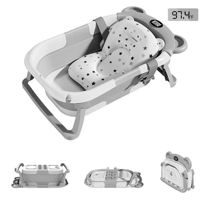 Newborn Collapsible Baby Bathtub Portable Travel Tub | SAMAG