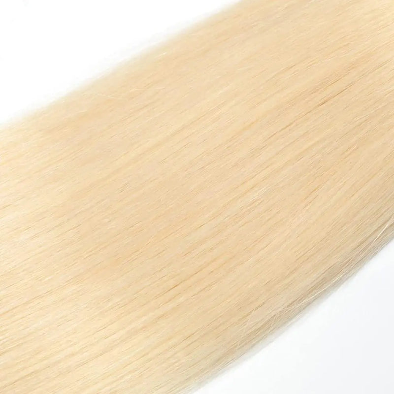36 40 Inch Straight 613 Blonde Colored Human Hair Bundles 1/3/4 Pcs Remy Raw Hair Extensions 613 Colored Straight Weave Bundles