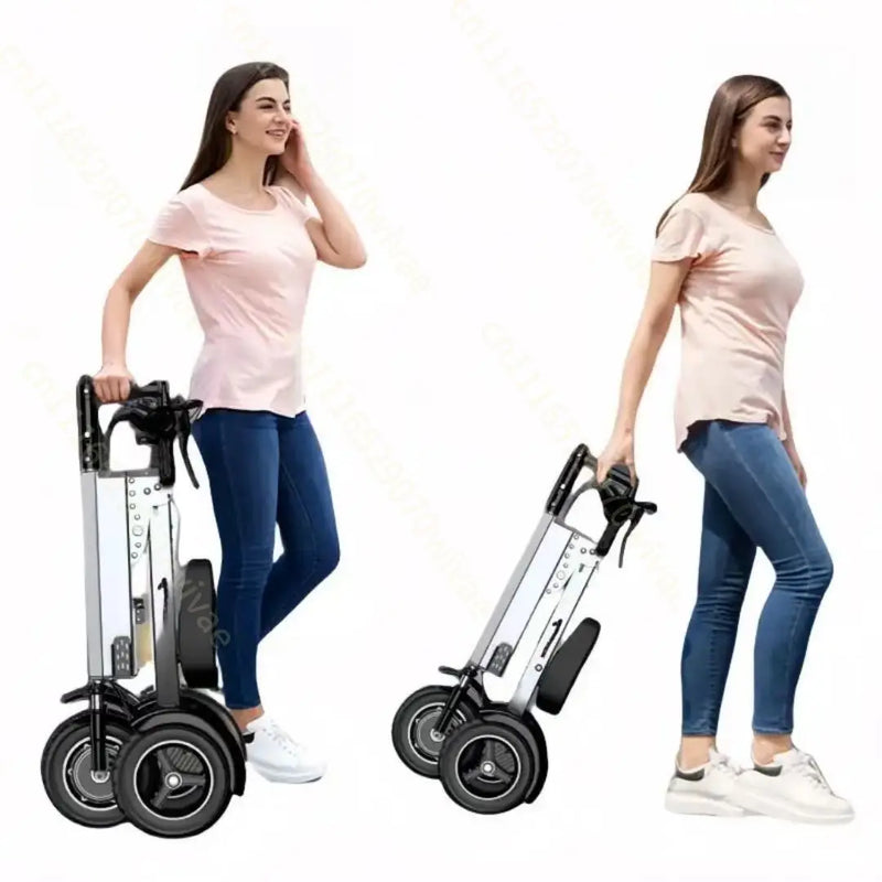 Cross-border folding electric vehicle aluminum alloy tricycle for home small mobility scooter vehicle outdoor electric tricycle