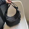 New Nylon Hobos Crossbody Bags Solid Casual Zipper Women's Bags Fashion High Capacity Solid Color Single Shoulder Totes Bag