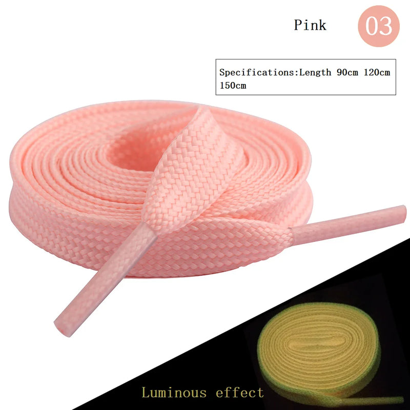 Luminous Shoelaces Men Women Sports Shoes Laces Runner Shoelace Glow In The Dark Night Classic Shoestrings Reflective Shoe Laces