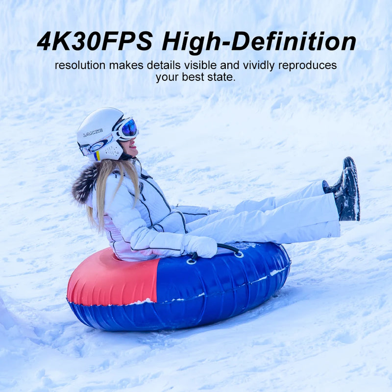 Ourlife 4K Action Camera Ultra HD 16MP WiFi 2.0 inch Screen 170D DVR Webcam Underwater 30M Helmet Video Recording Sport Camera