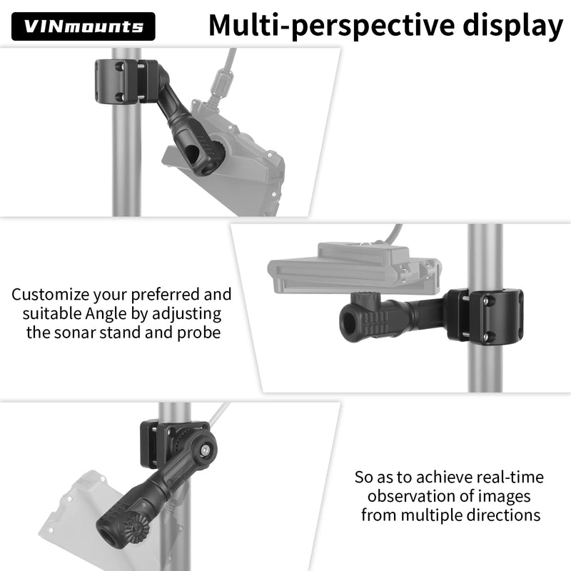 VINmounts Aluminum Fish Finder Sensor Bracket Adapter | SAMAG