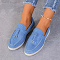 New Lefu Shoes Women's Soft Leather Retro Lazy Man Step on Thick Sole Flat Bottom Comfortable Single Shoe Shoes for Women