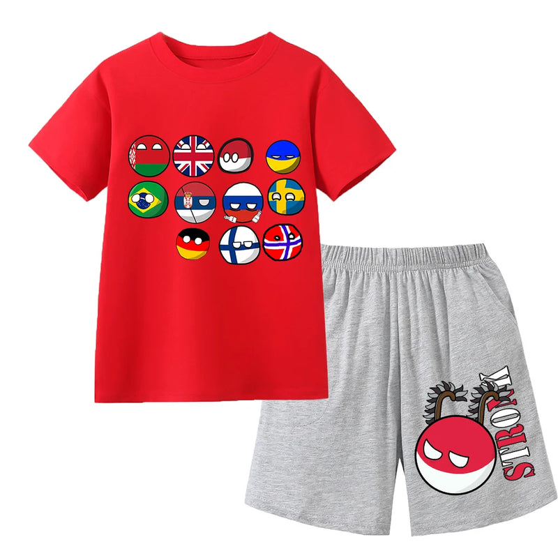 Countryball Polandballs Clothes for Summer Toddler Girls | SAMAG