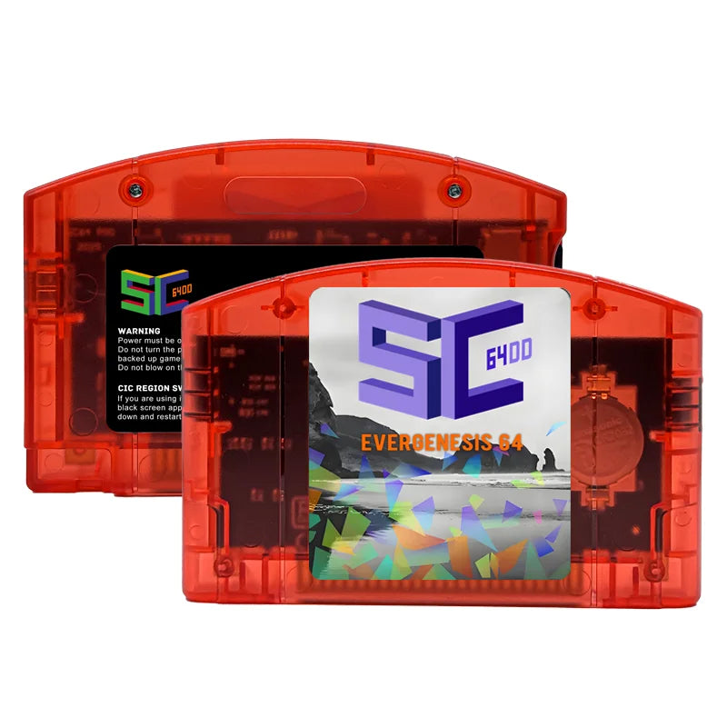 New SC64 Open Source N64 800 in 1 Game Cartridge For N64 Game Card free 16GB Card Compatibility Support 64DD Games
