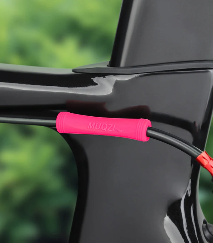 MUQZI 4/8pcs Bicycle Cable Protector Brake Shift Line Frame Protect Sleeve MTB Road Fixed Gear Bike Universal