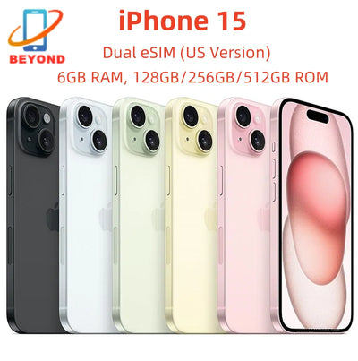IPhone 15 Dual eSIM 6.1" Genuine Super Retina XDR OLED | SAMAG
