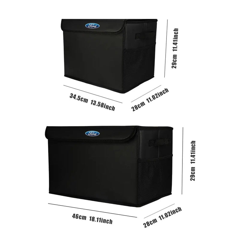 Car Trunk Stowing Tidying Large Capacity Storage Box Organizer Bag For Ford Ecosport STRACING Transit Escort Focus Fiesta Shelby