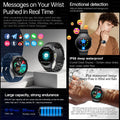 2026New AI-Diagnosis Care Smartwatch ECG+PPG Accurate Uric Acid Blood Pressure Body Fat Five organ Fitness Waterproof Smartwatch