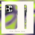 Neon Mist Phone Case for IPhone 17AIR 16E 16 15 14 13 12 11 17 Pro Max Plus Double-layer Back Cover