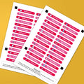 Custom Name Stickers for Water Bottles & School Supplies - Personalized Durable Labels with Colors, Waterproof & Eco-Friendly