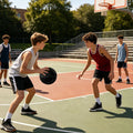 No Noise Basketball 24cm Elastic Sports Ball With Hoop | SAMAG