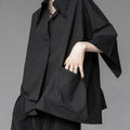 Y2K Women Streetwear Loose Summer Tops Academic Irregular | SAMAG