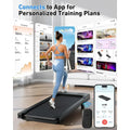 Compact Desk Treadmill with Incline, Quiet Operation, 300 - View 3 | SAMAG