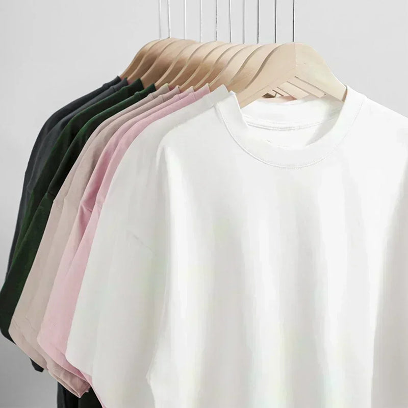 Streetwear Oversized Top Y2K Unisex New Trend Print Cotton Round Neck Short Sleeve Fashion Casual Loose T Shirts Fashion Tops