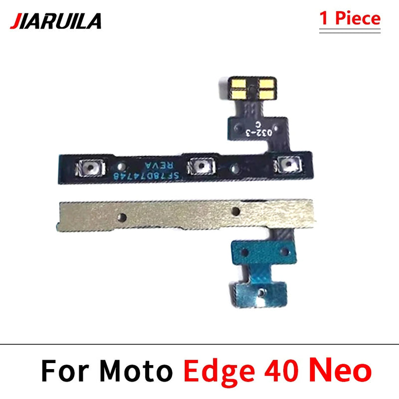 New For Motorola Moto Edge 20 30 40 50 Pro Lite Ultra Neo Fusion Plus Volume Button Power Switch On Off Button Flex Cable
