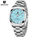 Benyar luxury brand sand particle size 40mm mechanical watch 316L stainless steel 5Bar waterproof men's automatic watch