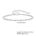 Goxygen Dainty Silver Color Stackable Bracelet Stainless Steel Beads Thin Chain for Women Men Jewelry Sets Gifts