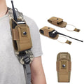 Tactical Walkie Talkie Carry Bag Molle Radio Pouch Holder Pocket Portable Outdoor Hunting Sports Waist Bag Interphone Holster