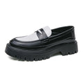 STRONGSHEN Men Handmade Leather Shoes Platform Loafers Fashion Luxury Slip on Mocassin Business Shoes Homme Zapatos De Hombre
