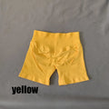 DF L0G0 Women Impact High Waist Seamless Hip Lifting Shorts Elastic Breathable Fitness Yoga Running Workout Shorts