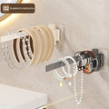 1/2Pcs 20cm Kitchen Hanging Rack 360 - Degree Rotation Wall - Mounted Rotating Organizer Vertical Storage - View 4 | SAMAG
