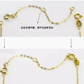 Eldorado Gold  18k gold chains au750 jewelry parts gold extension chain 1cm-10cm jewelry accessories o shape chains
