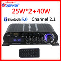 Woopker Audio Amplifier ST-839 25W*2 + 40W 2.1 Channel BT 5.0 Stereo Power Amplifier Portable Sound Amplifier Car Home Theater