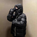 Men's Winter Warm Puffy Jacket Full Zipper High Street Duck Down Parkas Padded Thick Thermal Overcoat Designer Puffer Outerwear