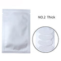 25/50/100/200/500 No.2 Thick Silicone Eyelash Pad Patch Under Eye Pad For Eyelash Extension Silicone Pad Eyelash Extension Tool