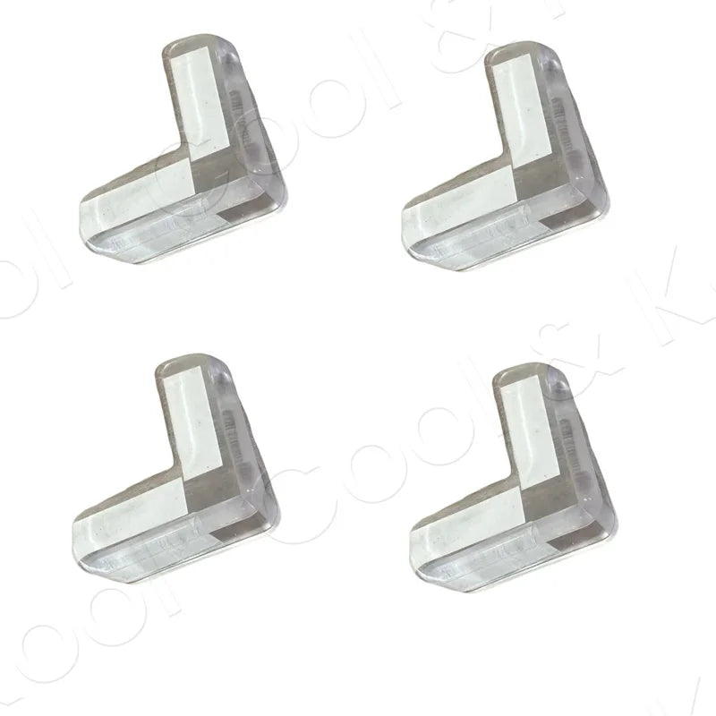 Clear Silicone Corner Guards, Transparent Edge Protectors for Furniture - Invisible Baby Safety Bumpers