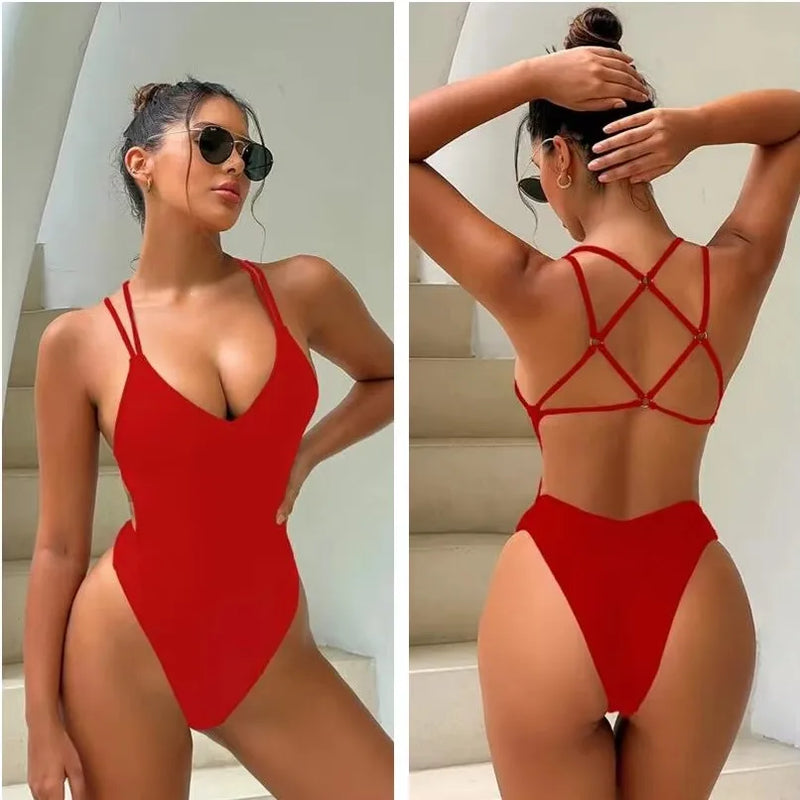 Pad Swimwear Women Beach One Piece Swimsuit Trikini | SAMAG