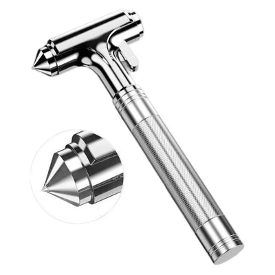 Car Safety Hammer Window Breaker Emergency with Seat Belt | SAMAG