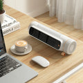 Mini Bladeless Fan Towers Fan Airs Conditioner 3 Speed Adjustables Modes Desk Airs Cooler Standing/Lying Living Room Cooling Fan