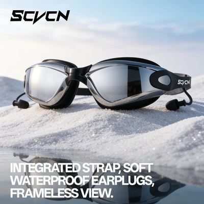 SCVCN Professional Anti - Fog Swimming Goggles Waterproof | SAMAG