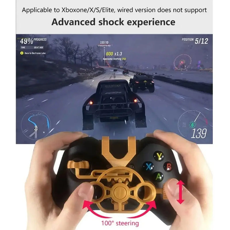 Gaming Game Steering Wheel Supplies DIY Universal Gamepad Steering Racing Game Steering Wheel for PS4/Playstation 4