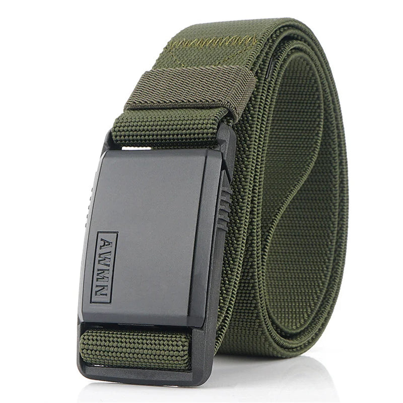 New Fashion Nylon Belt  Magnetic Buckle Adjustable Belts For Men Elastic Belts High Quality Wear-resistant Training Belt  YD117